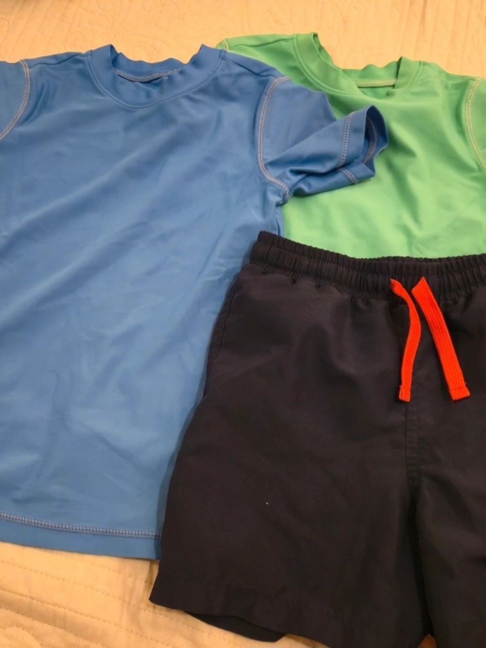 Primary Light Blue Rash Guard Top - Picture 7 of 10